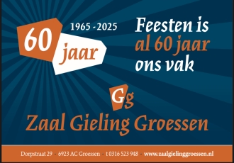 Zaal Gieling Groessen